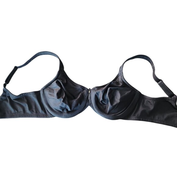 Wacoal Bodysuede Underwire Ultra Full Coverage Bra Black Women's Size 36C - Picture 9 of 13